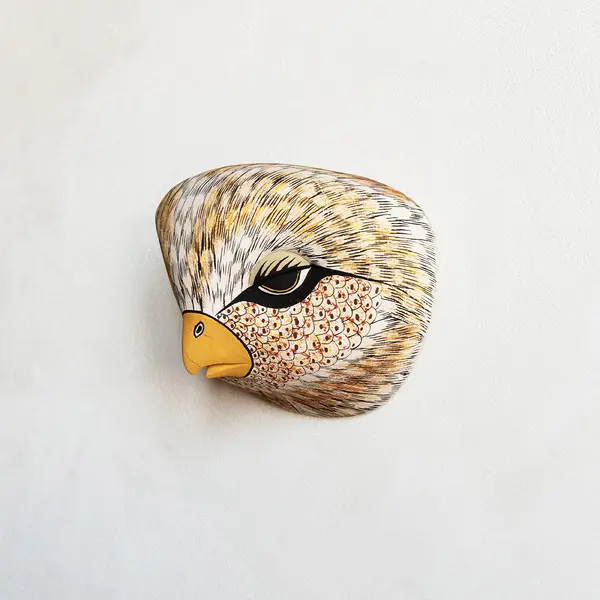 Masque Chouette en bois