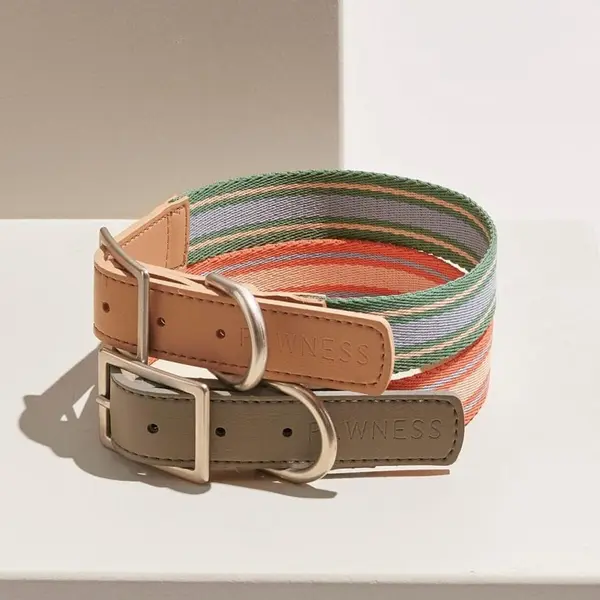Collier design en cuir végétalien – TRIX