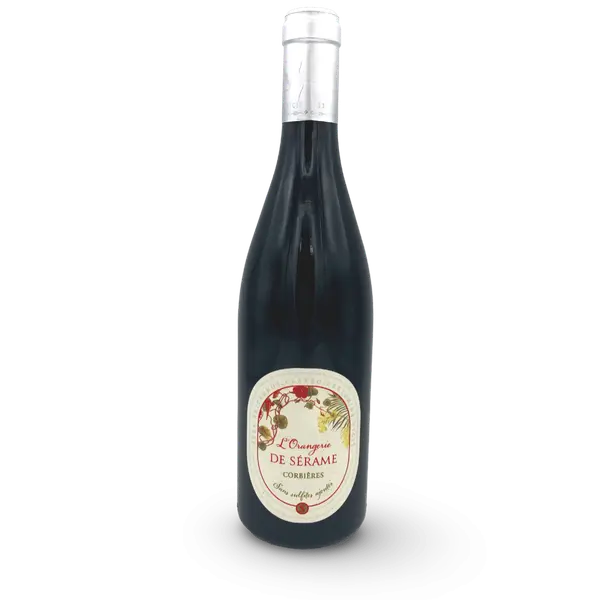 LANGUEDOC L’ORANGERIE DE SERAME CORBIERES ROUGE SANS SULFITES AJOUTES 2022