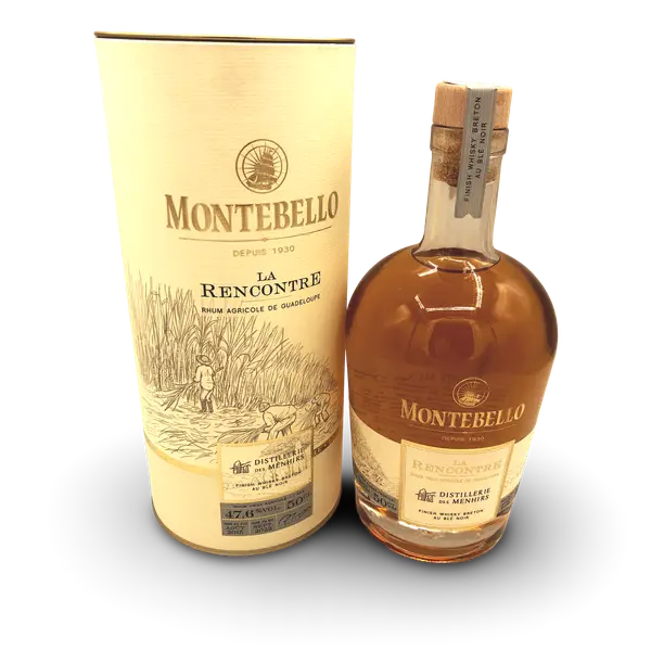RHUM MONTEBELLO VIEUX 7 ANS FINISH EN FUT DE WHISKY BRETON