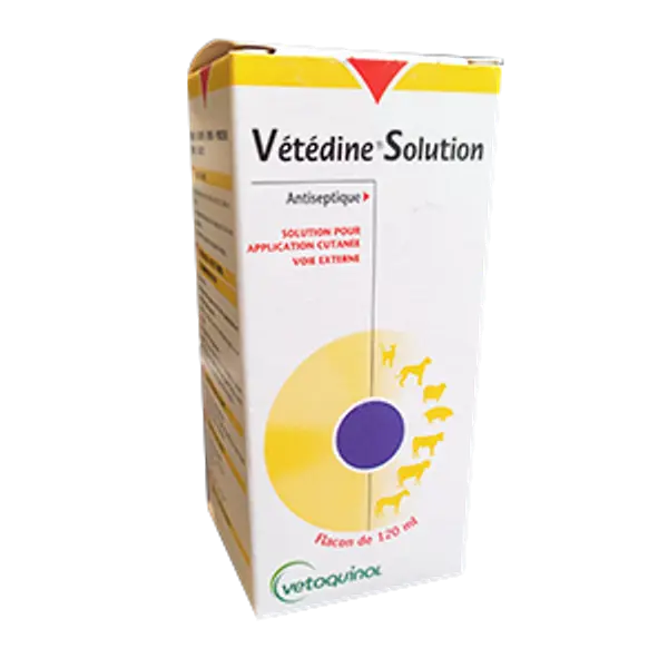 Vetedine solution  pour application cutanée,  10 % – VETOQUINOL