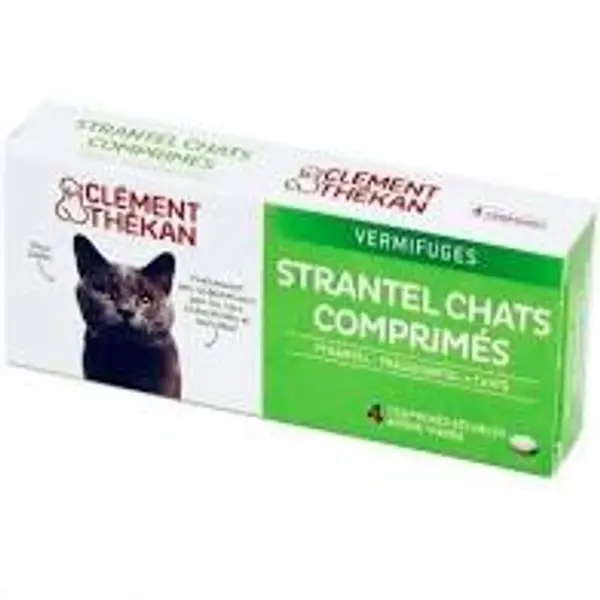Strantel chat vermifuge 2cp ou 4cp – CLEMENT THEKAN