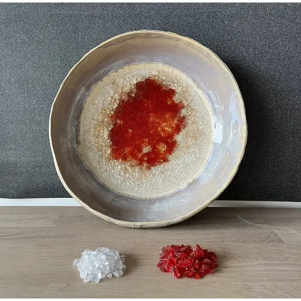 Eclats de verre- Blanc- 500g