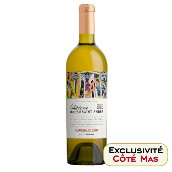 Château Oustau Saint André Blanc – Art Edition – Costières de Nîmes (75cl) 2024