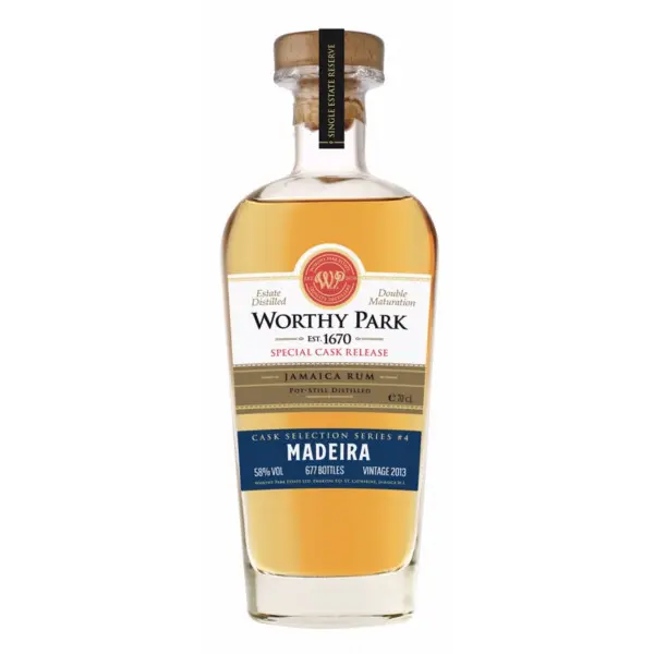 WORTHY PARK - Rhum très vieux - Madeira Cask Finish - 58%