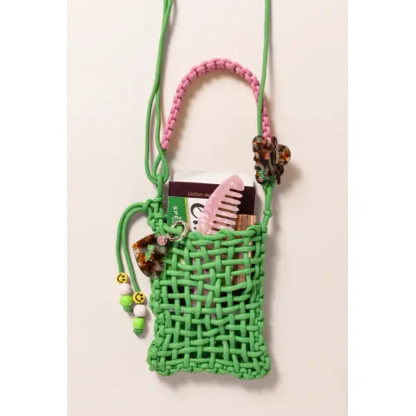 Petit sac crochet vert « cactus » – GIGI