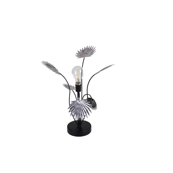 LAMPE NOMADE FEUILLES PALMIER ARGENT