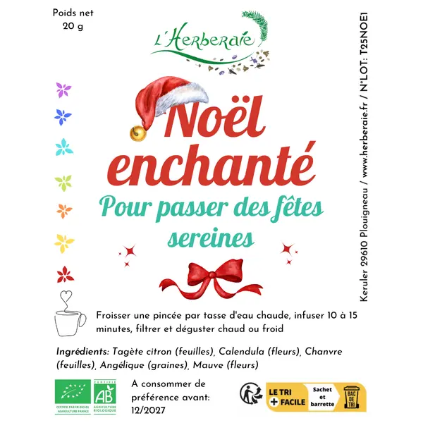 *Noël enchanté ✨ Tisane de Noël – 20G