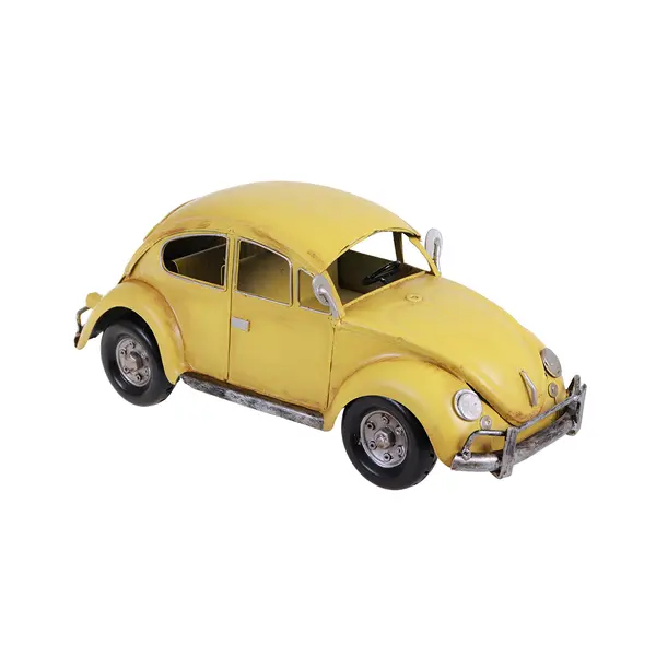 VOITURE MYTHIQUE JAUNE VINTAGE