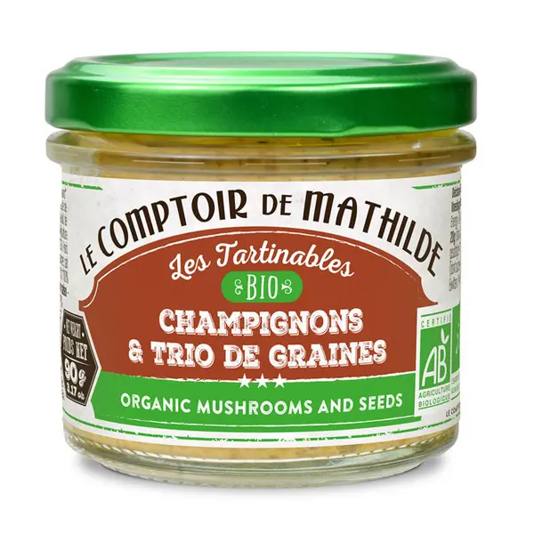 Champignons et trio de graines Bio 90g
