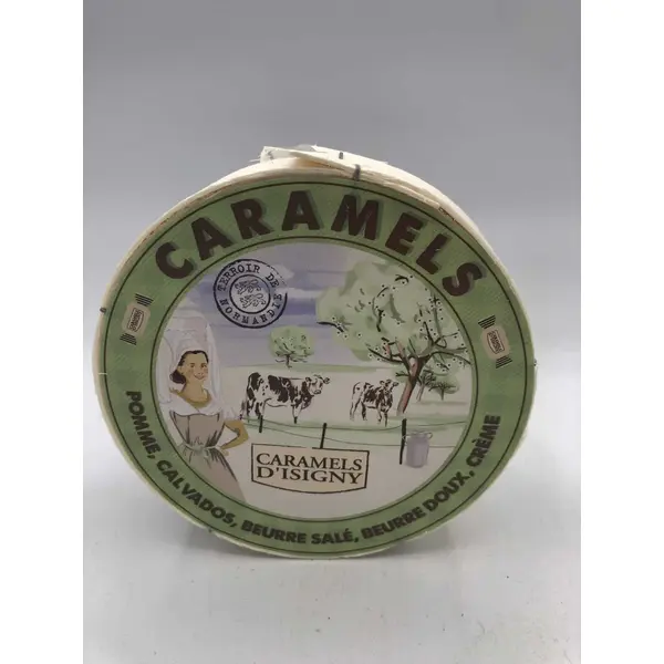 Caramel d’Isigny boite ronde assortiment Normandie 75G