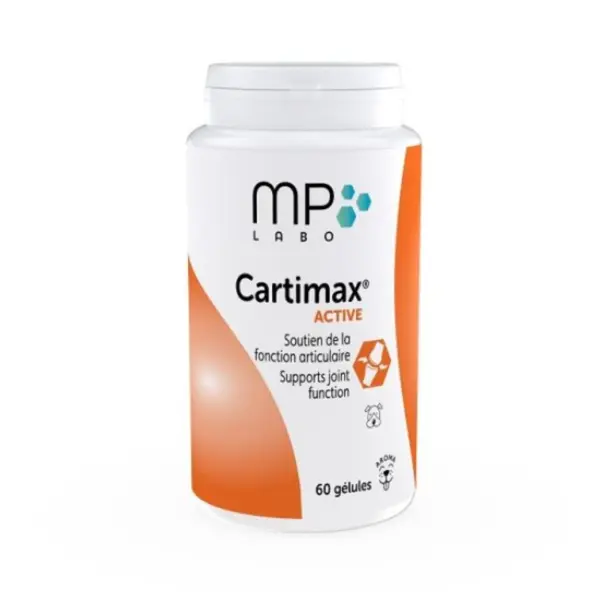 Cartimax active – Renforce les articulations et la mobilité du chat et du chat, 60 gélules – MP Labo