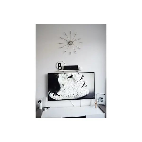 HORLOGE MURALE – *PLUG INN* – ACIER INOXYDABLE