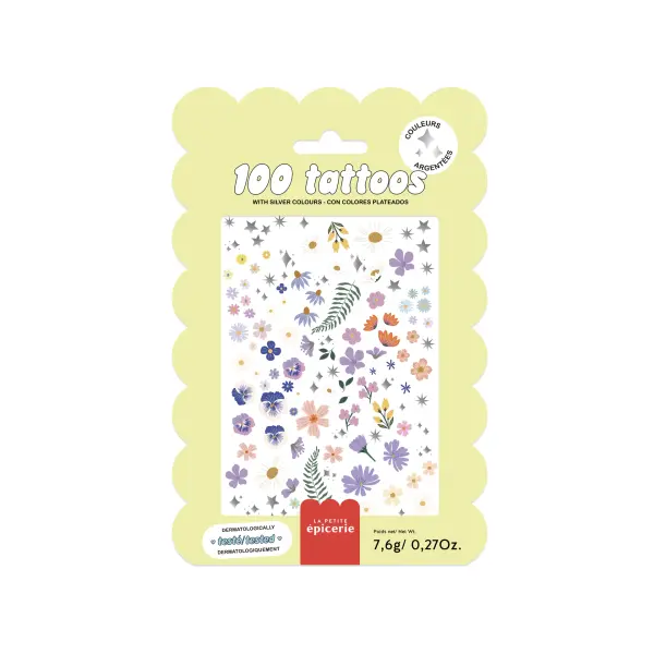 100 tatoos « fleurs » – LA PETITE EPICERIE