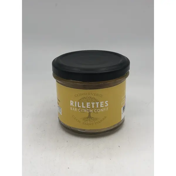 Rillettes de bar & citron confit