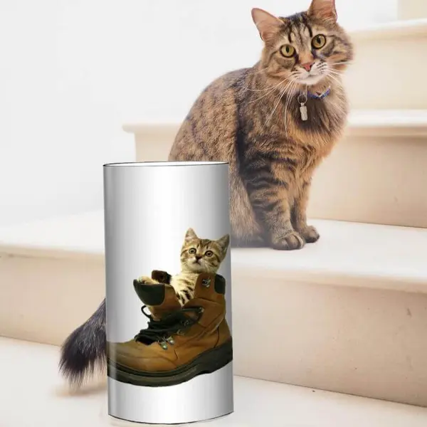 RICCI – Lampe de Bureau Chat 40 cm – Décor Chaton