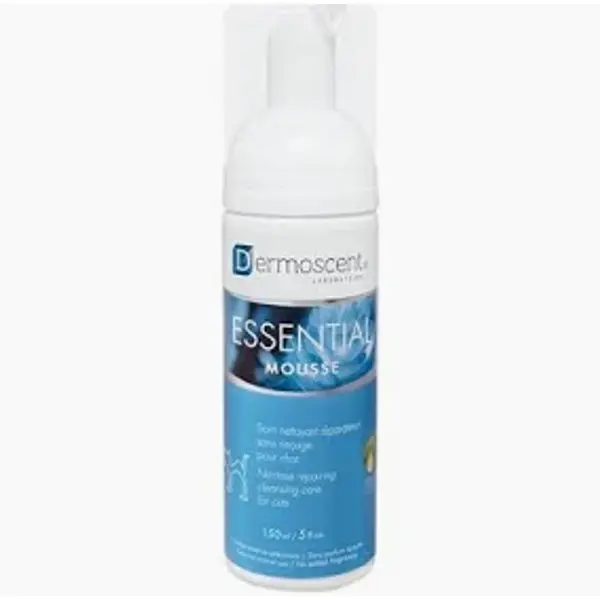 Essential Mousse, soin nettoyant chat,150 ml – DERMOSCENT