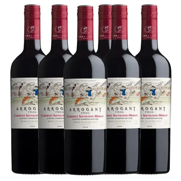 1 Carton Arrogant Frog Cabernet Merlot – Edition Spéciale Coupe du Monde de Foot