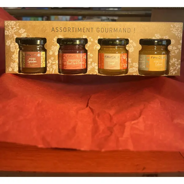 Assortiment gourmand confitures
