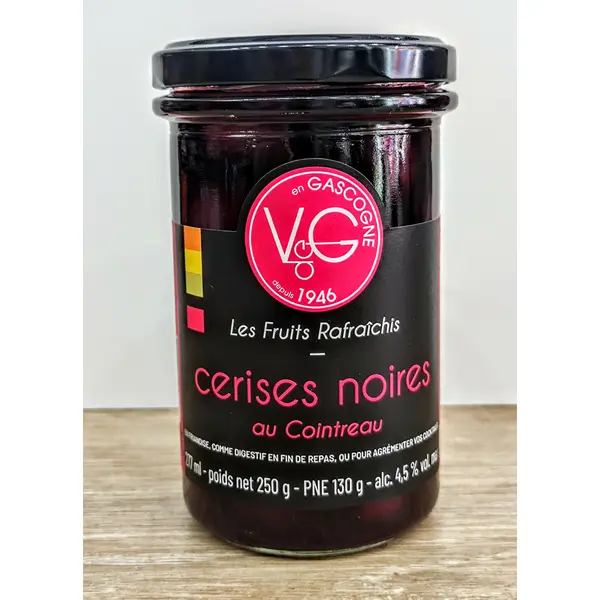 Cerises noires au cointreau 277 ml