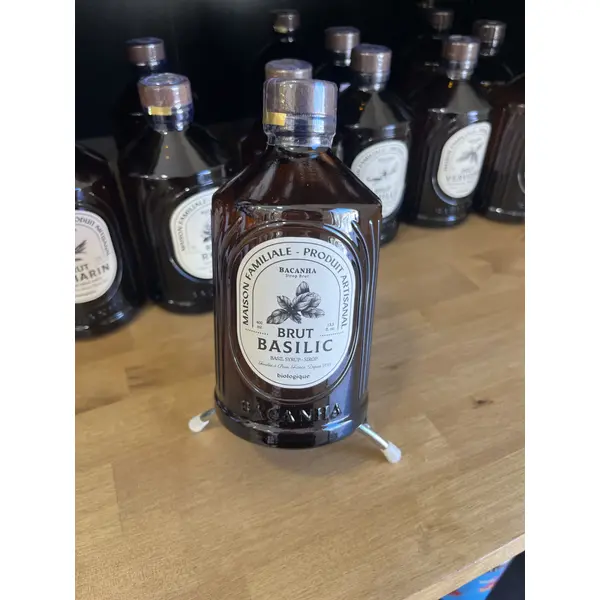 Sirop brut Basilic - Bacanha 40cl