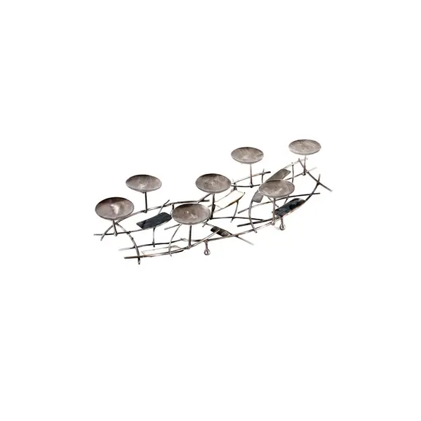 CENTRE DE TABLE 7 BOUGEOIRS RECTANGLES – BEAUX-ARTS