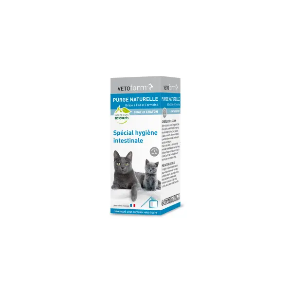 Purge naturelle  chat et chaton 50 ml – VETOFORM