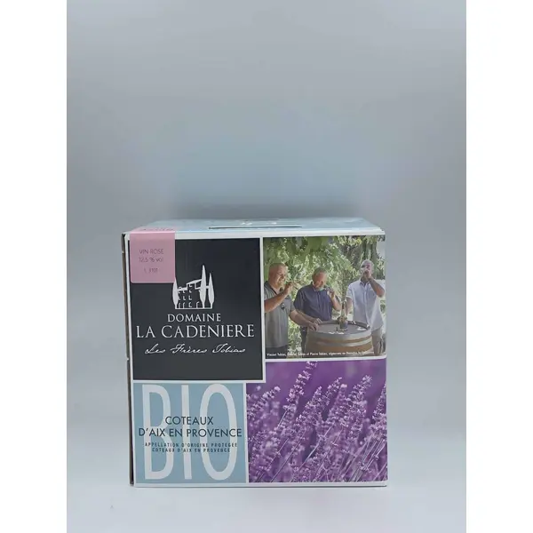 CUBI COTEAUX D’AIX ROSE DOMAINE LA CADENIERE 3L