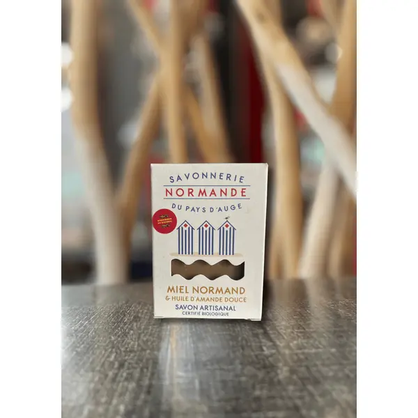Savon Artisanal Biologique Miel Normand & Huile d’Amande Douce