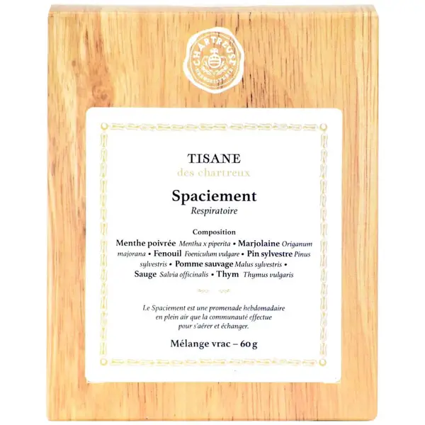Tisane des Chartreux « Spaciement » (Respiratoire) BIO – Monastère de la Grande Chartreuse