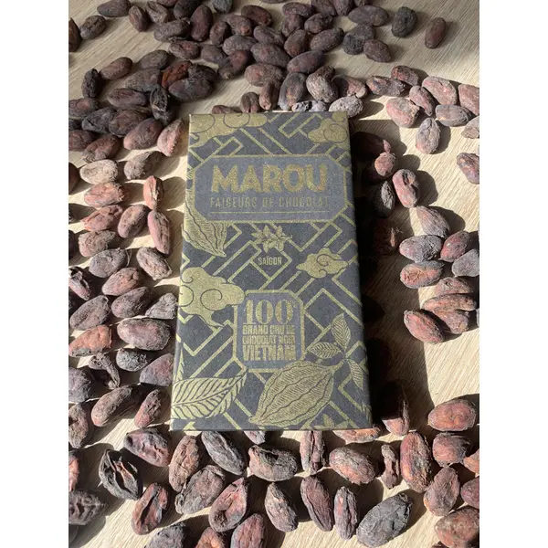Tablette Chocolat MAROU - 100% GRAND CRU DE CHOCOLAT NOIR VIETNAM