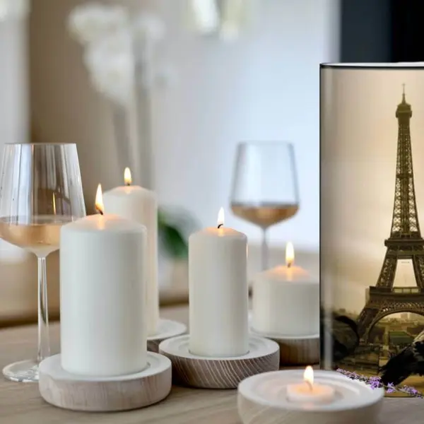EIFFEL – Lampe de Chevet 30 cm – Imprimé Paris Tour Eiffel