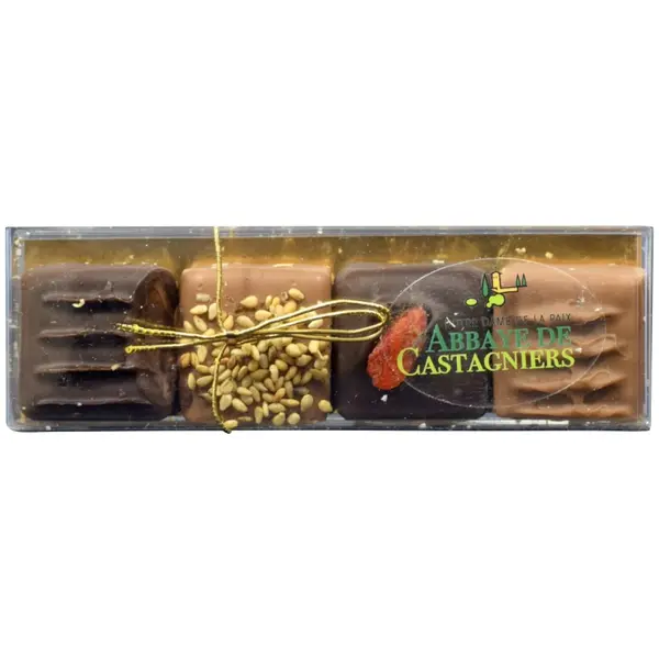 Assortiment de chocolats fins – Abbaye de Castagniers