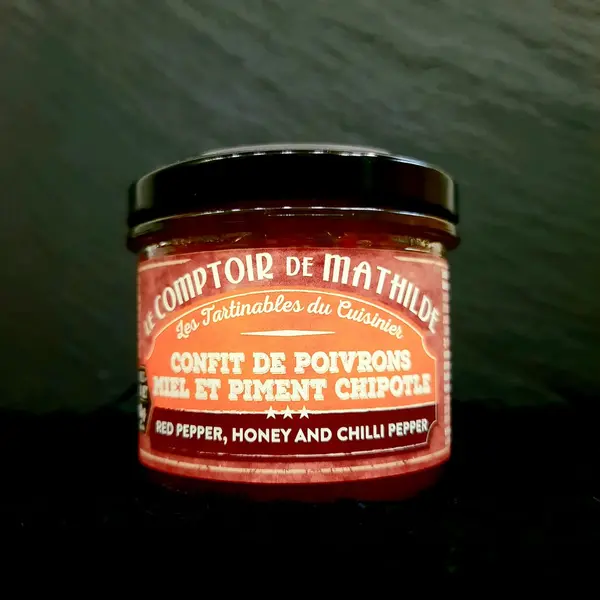 Confit de poivrons Miel et Piment Chipotle