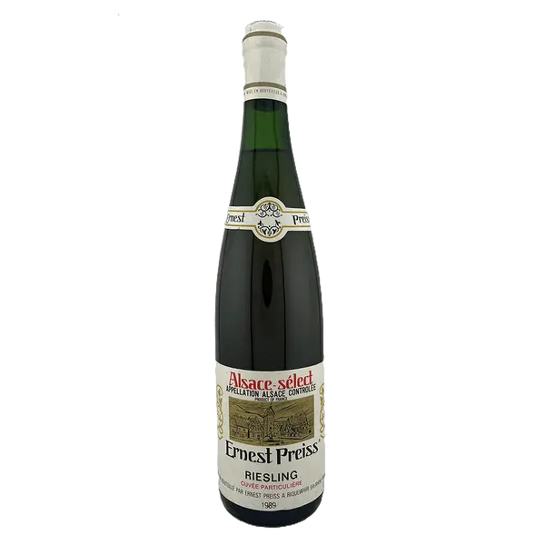 1989 Vin d'Alsace : RIESLING – Ernest PREISS