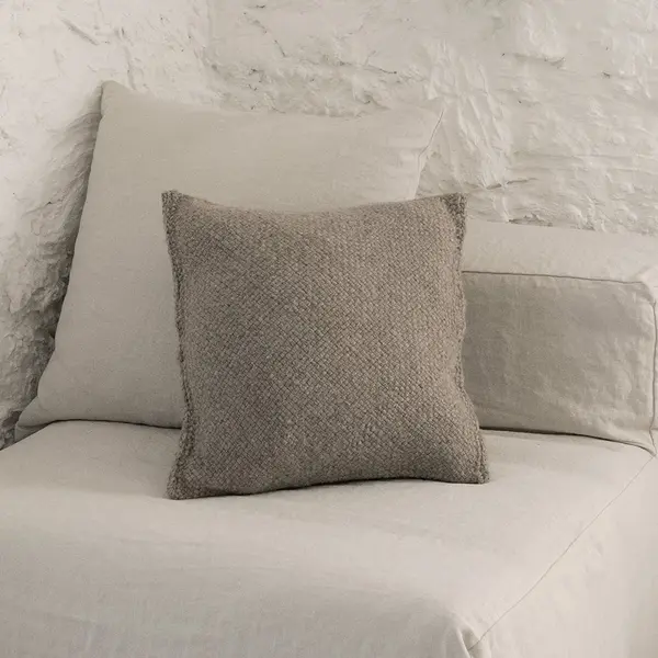 Coussin gris 50×50