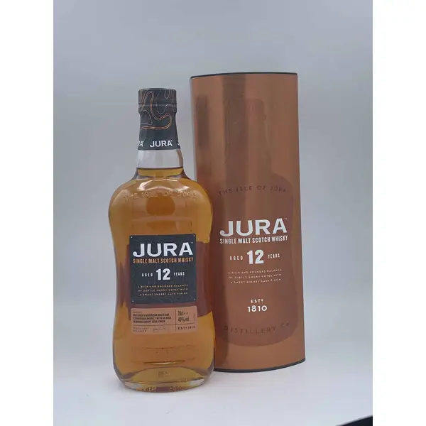 WHISKY JURA 12 ANS COFFRET 2 VERRES