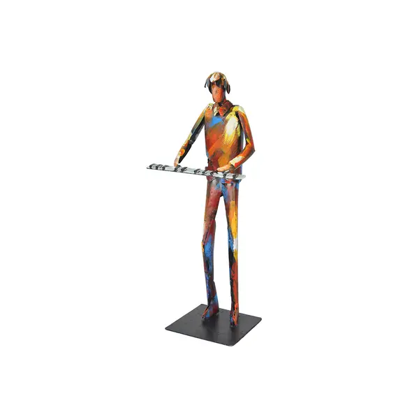 SCULPTURE METAL CLAVIERISTE