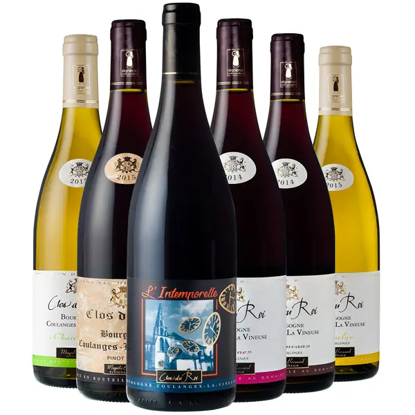 Sélection de 6 bouteilles vieillies en cave…