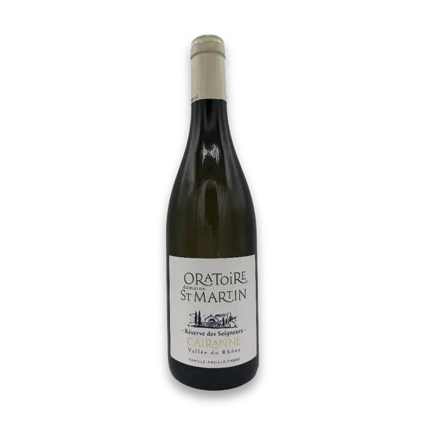 RHONE CAIRANNE BLANC « RESERVE DES SEIGNEURS » 2022 DOMAINE ORATOIRE SAINT MARTIN