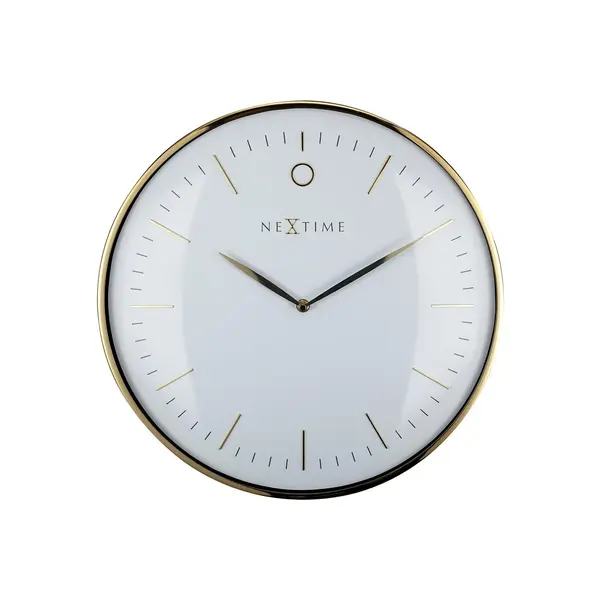 'HORLOGE MURALE- DOME – BLANC –  »GLAMOUR »'