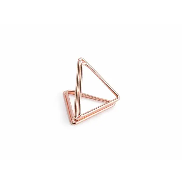 10 Supports marque-place – Triangle – Rose Gold
