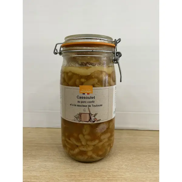 Cassoulet au porc confit et à la saucisse de Toulouuse