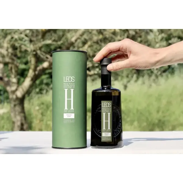 COFFRET-CADEAU H DE LEOS FRUITÉ VERT – HUILE D'OLIVE VIERGE EXTRA