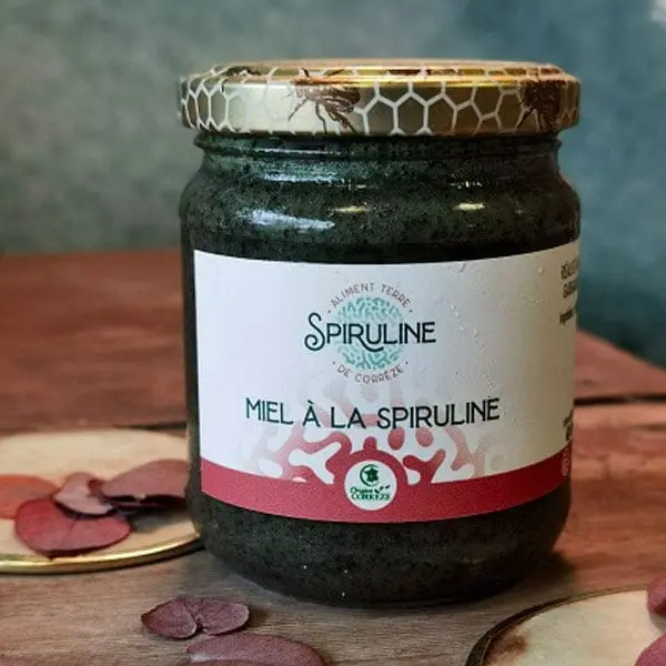 Miel à la Spiruline – Pot 250 g