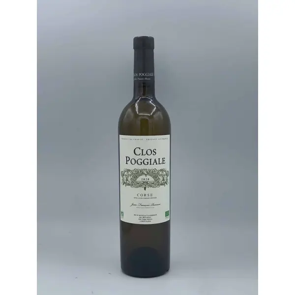 CORSE CLOS POGGIALE BLANC 2020 et 2022