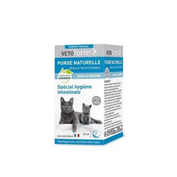 Purge naturelle chat ,chaton  50 cp – VETOFORM