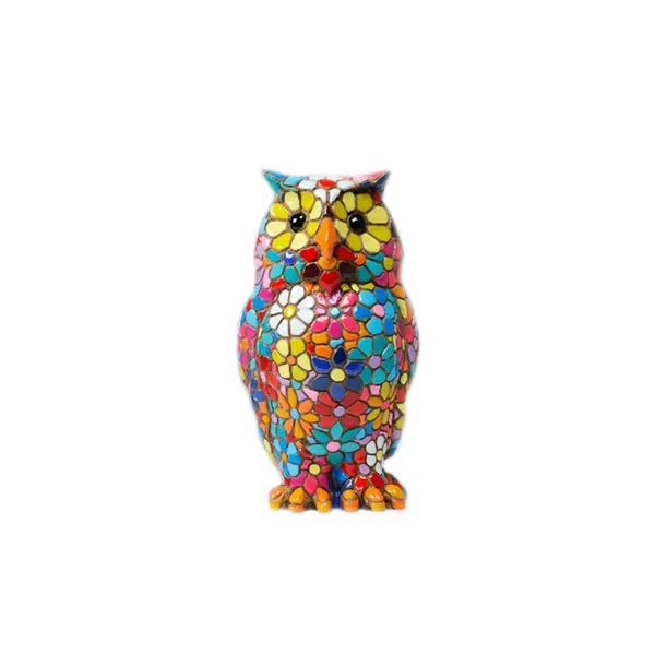 Figurine de hibou « flowers »
