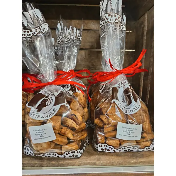 Canistrelli Figue & Noix – Fabrication Artisanale 300g