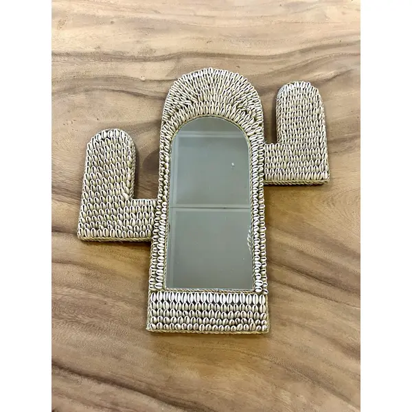 Miroir cactus coquillages